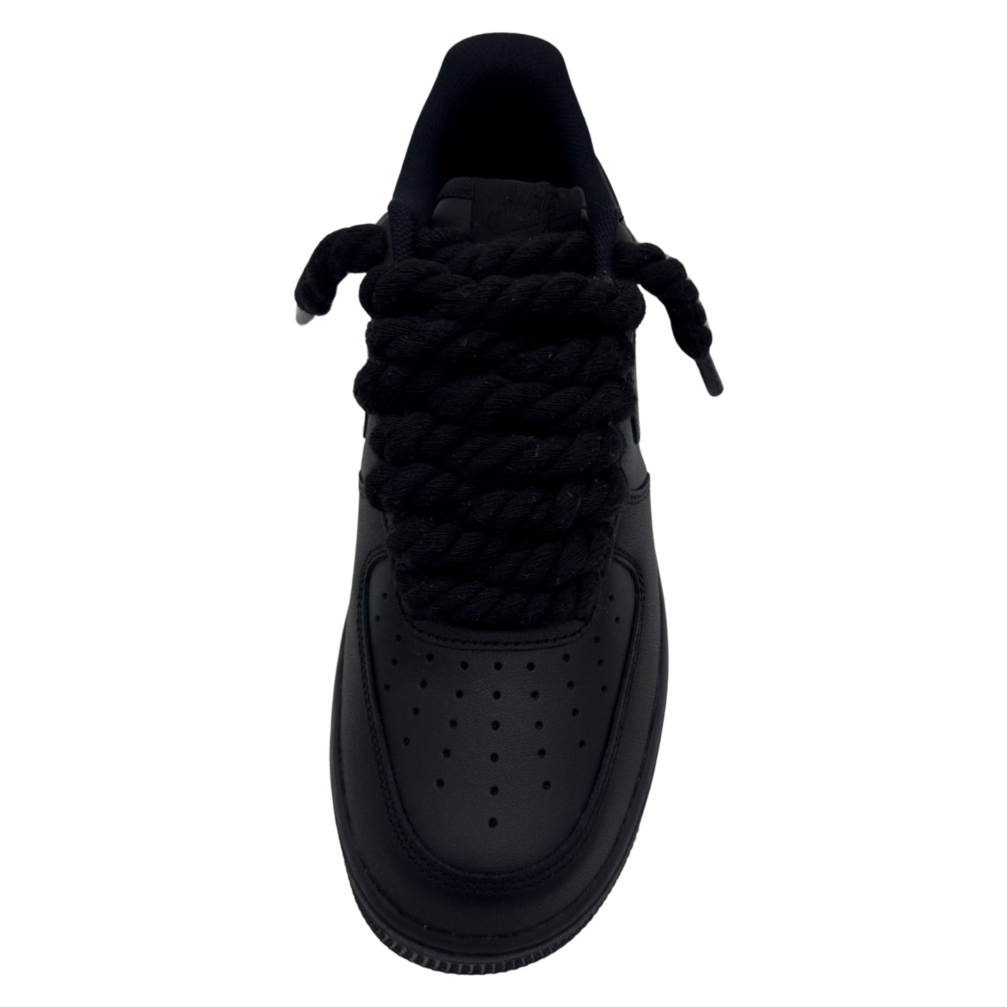 Nike Air Force 1 Low ‘07 Triple Black / Black Rope Laces