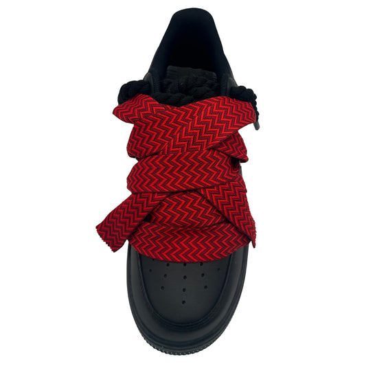 Nike Air Force 1 Low Black Lanvin Rope / Red