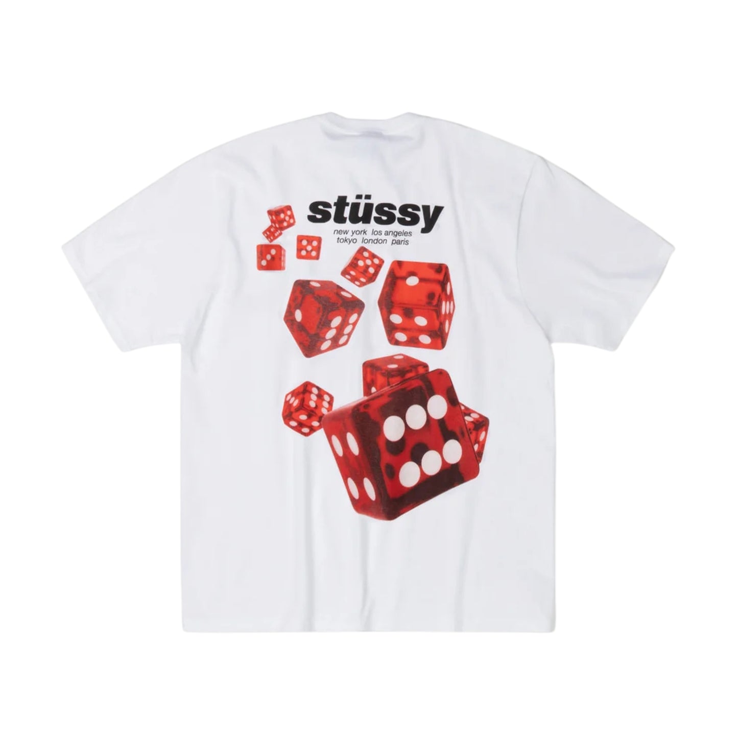 Stüssy ROLLERS TEE WHITE