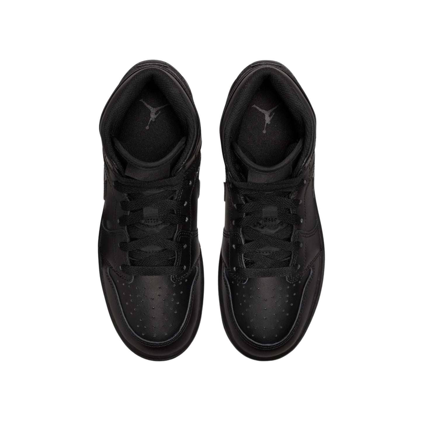 Jordan 1 Mid Triple Black (GS)