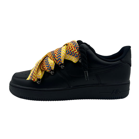 Nike Air Force 1 Low Black Lanvin Rope / Yellow