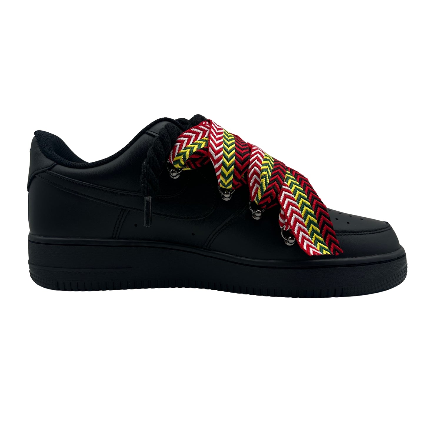 Nike Air Force 1 Low Black Lanvin Rope / Red-Yellow