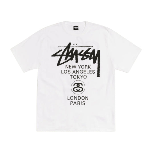 Stüssy WORLD TOUR TEE - White