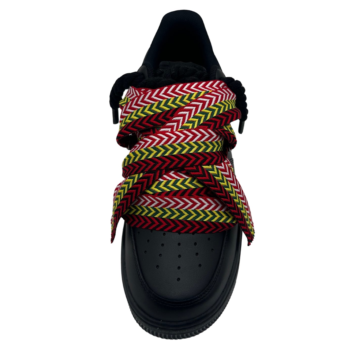 Nike Air Force 1 Low Black Lanvin Rope / Red-Yellow