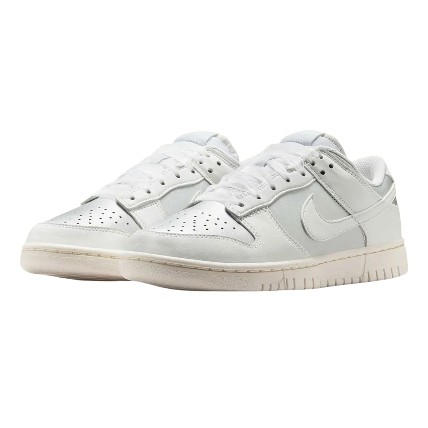 Nike Dunk Low Next Nature Sheer Lace Metallic Platinum