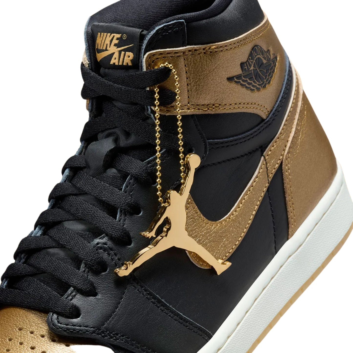 Jordan 1 Retro High OG Black Metallic Gold