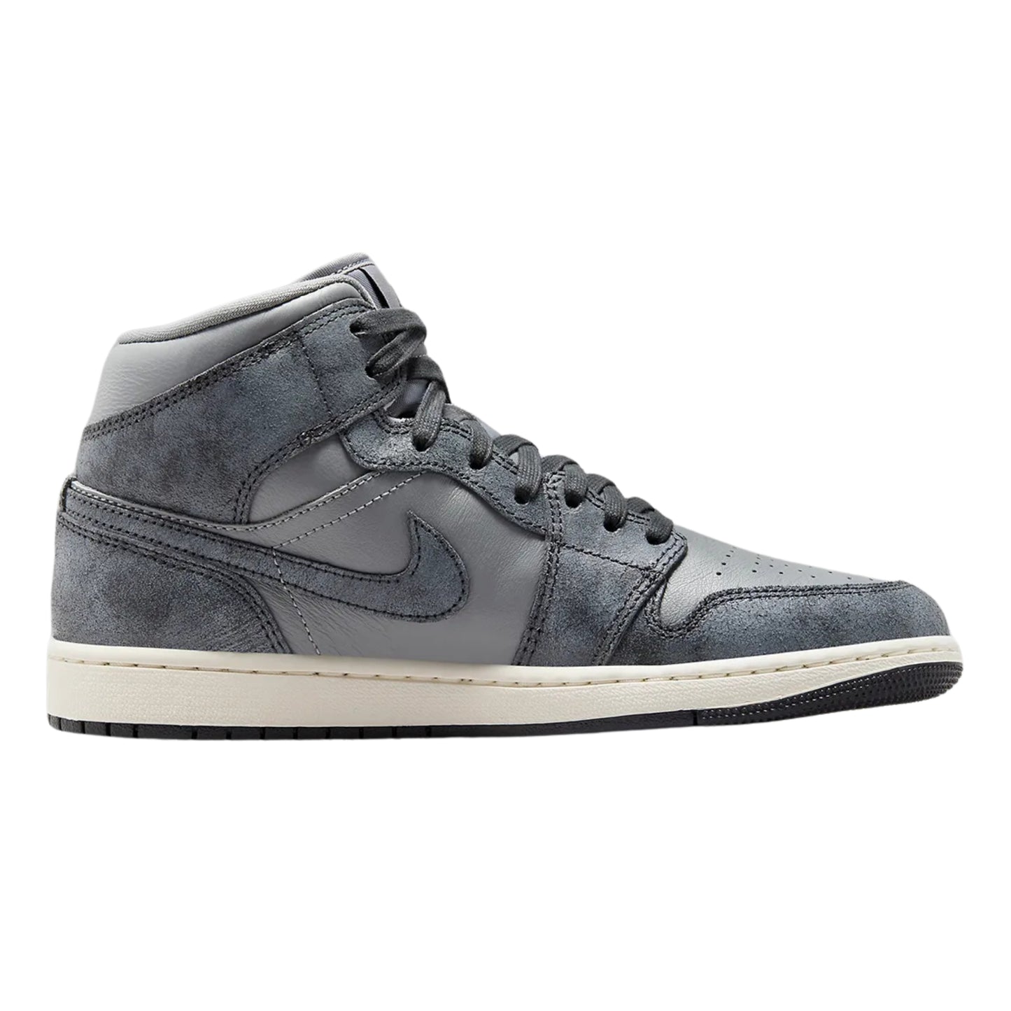 Jordan 1 Mid Distressed Smoke Grey