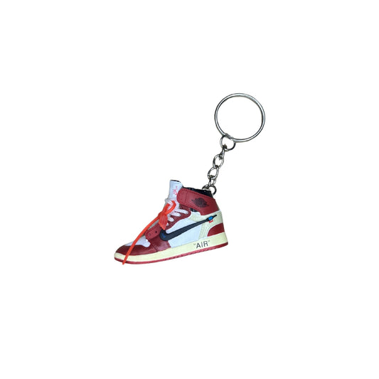 Keychain - Jordan 1 High Off-White Chicago white lace