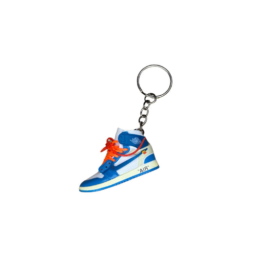 Keychain - Jordan 1 High Off-White UNC orange lace